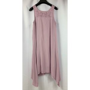 ALTAR’D STATE Lavender Fray Hem Tank Dress Size S
